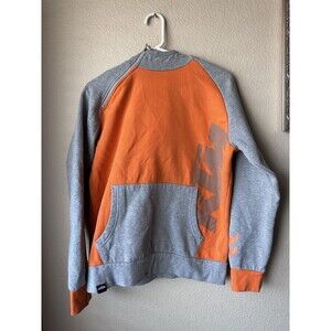 KTM Factory Racing Full Side Zip Hoodie Orange Grey Men’s Size Small